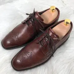 ✨極美品✨ メダリオン ecco レザー 革靴 ビジネスシューズ ウィングチップ
