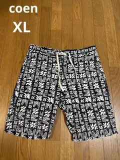 coen サイズXL ハーフ ショートパンツ