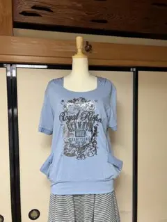 Le mieuxグラフィックプリントTシャツ フード付き40
