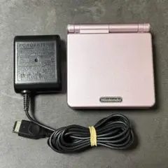 CF376★動確済み★ ゲームボーイアドバンスSP 本体 アダプタ付 ピンク