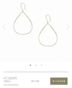 AHKAH フープピアス 新品未使用