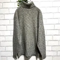 【DUKE HOUSE LOWTON】レディース タートルネックセーター グレー