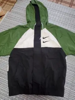 NIKE swoosh ナイロンジャケット カーキ