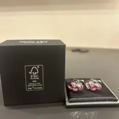 MONART エナメルカフリンクス ネイビー