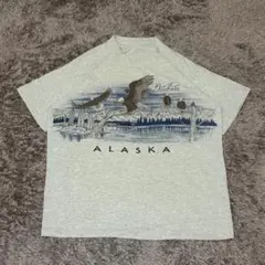 90's 古着 ヴィンテージ アラスカ ALASKA イーグル ワシ プリント