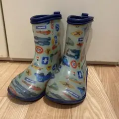 交通標識デザインの長靴 16cm
