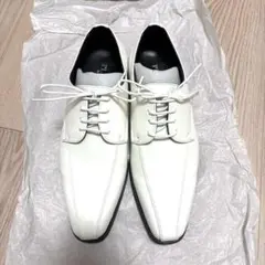 ホワイト ドレスシューズ