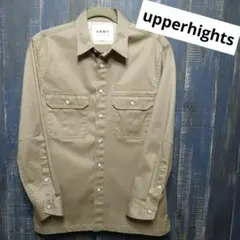 upperhights アッパーハイツ ARMY 長袖シャツ ミリタリーシャツ