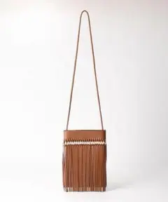 NOMADISDANCE レザーフリンジショルダーバッグ ¥17,490(税込)