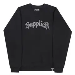SUPPLIER サプライヤー　スウェット　トレーナー　黒　ブラック
