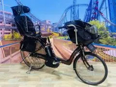 ○❷4401 長生きバッテリー6.6A 26インチ 子供乗せ電動自転車 3人乗り