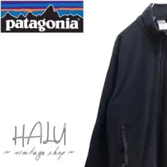 Patagonia フリースジャケット ジップアップ 黒 M シンチラ