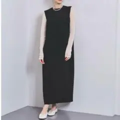 現行タグ 未使用級 ユナイテッドアローズ♡COMFY ノースリーブワンピース　黒