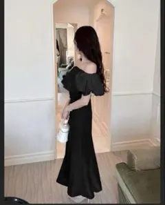 GRL 2wayバルーンスリーブワンピース dk1056