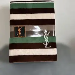 YSL ストライプ フリース毛布