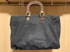 FENDI デニム ハンドバッグ