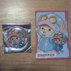ONEPIECE マルイ 出張店 ホログラム缶バッジブロマイド チョッパー