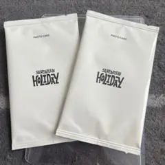 SEVENTEEN HOLIDAY 未開封　トレカ　2パックセット　セブチ