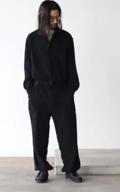 COMOLI 25SS シルクネップ オールインワン コモリ