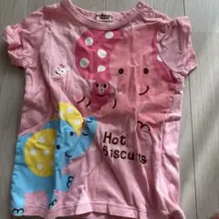 Hot Biscuits ピンク Tシャツ 95cm