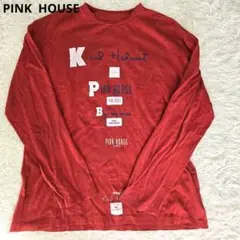 PINK HOUSE ピンクハウス　ロンT カットソー　赤