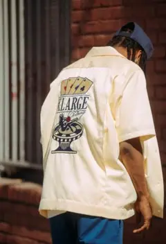 ★最終お値下げ★XLARGE オープンカラーシャツ CASINO L イエロー