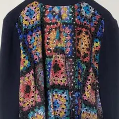 sacai サカイ バックレース カーディガン 17ss