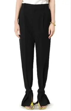 LE CIEL BLEU Ankle Tab Detail Pants