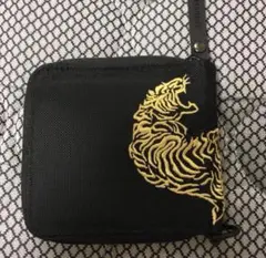 オニツカタイガー　折り財布　黒