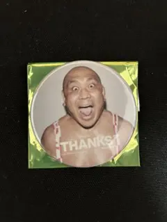 「THANKS」　トレーディング缶バッジ　プロレスリング・ノア　藤田和之