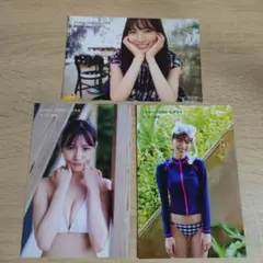 日向坂46 河田陽菜　「思い出の順番」 ポストカード 3枚セット