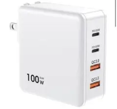 充電器 タイプc 100w PD 急速充電器 4ポート同時充電 軽量 小型