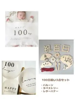 100日祝い3点セット お食い初め用
