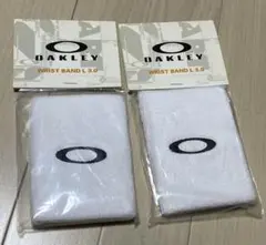 ■■オークリー リストバンド 新品未開封品 ホワイト2組セット
