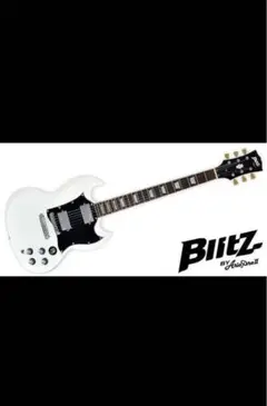 blitz SGスタイル エレキギター ホワイト Amazon | Blitz ブリッツ エレキギター SGタイプ ホワイト