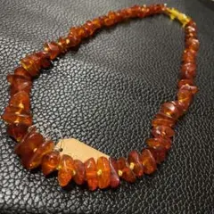 【未使用品】琥珀 コハク アンバー ネックレス