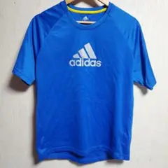 adidas CLIMATITE 青 Tシャツ M