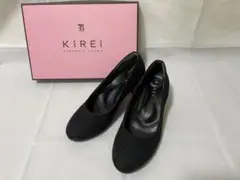 パンプス ラウンドトゥ 太ヒール