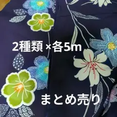 反物ハギレ　5m×2枚セット