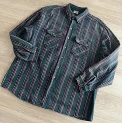 アメリカ製 80s FIVE BROTHER ファイブラ ネルシャツ 2XL