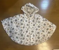 トムとジェリー　レインポンチョ　コート　カッパ　雨　ベビー　80〜95cm 新品