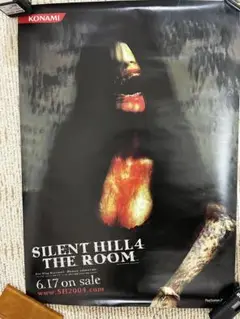 [非売品] サイレントヒル 4 リバーシブルポスター Silent Hill 4 The Room very rare Promo Poster 59x42cm