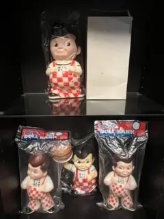 ★4点セット★ビンテージ★BigBoy★ビッグボーイ★貯金箱★未開封★ 1969-1970年製、ビッグボーイ貯金箱です。