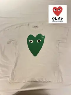 【希少】【正規品】プレイコムデギャルソン　Tシャツ 緑ハート