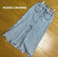 RODEO CROWNS ロデオクラウンズ ケミカルデニムスカート