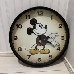 Francfranc　ミッキーマウス 掛時計 直径約30cm