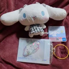 シナモロール　シナモン　ぬいぐるみ　クリアスタンド　プライズ