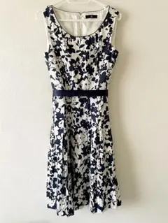 BELLEMAISON バルメゾン　花柄　ノースリーブワンピース