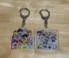 カラフルピーチ アクリルキーホルダー