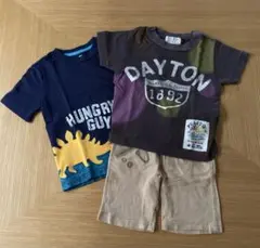 子ども服　男の子　Tシャツ＆半ズボン　セット